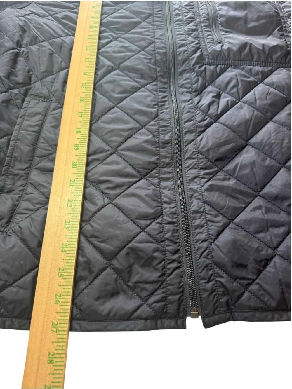 Banana Republic Diamond-Quilt Navy Puffer Large Jacket - Men's